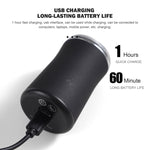 Aparador Elétrico de Bolso Lavável com USB Recarregável para Viagem, Preto de Bolso, Verde de Bolso