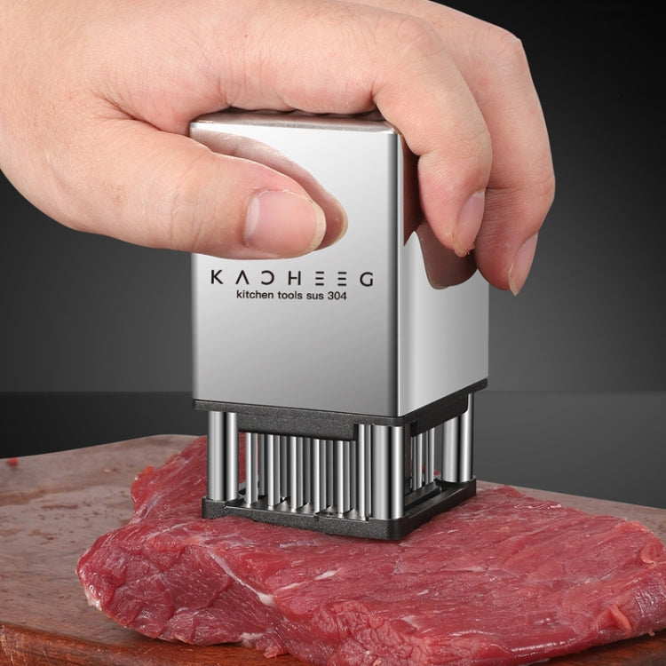 Amaciador de Bifes em Aço Inoxidável Kacheeg com Dupla Face, Estilo:, Amaciador de Carne com Dupla Face