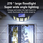 Luz de Parede Solar com Sensor de Corpo Humano para Jardim Exterior, TY10704