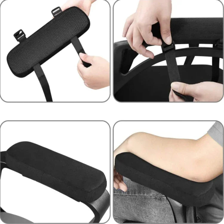 Almofadas para Apoio de Braço de Cadeira, Capas para Apoio de Braço para Cadeira de Escritório, Almofada de Apoio de Braço Removível e Lavável