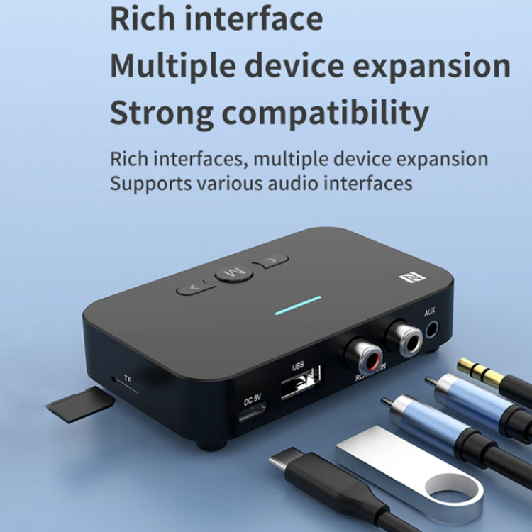 A2 NFC 5.1 Bluetooth U Disk/TF Card/AUX/RCA Receiving Transmitter, A2