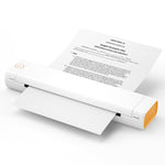 Impressora térmica portátil sem fios Bluetooth M08F, Versão A4 Preto Verde, Versão A4 Preto, Versão A4 Branco, Versão A4 Branco Laranja, Versão A4 Verde, Versão A4 Rosa, Versão A4 Cinzento, Versão A4 Prateado, Versão Carta Preto Verde