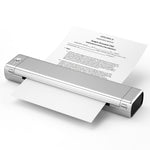 Impressora térmica portátil sem fios Bluetooth M08F, Versão A4 Preto Verde, Versão A4 Preto, Versão A4 Branco, Versão A4 Branco Laranja, Versão A4 Verde, Versão A4 Rosa, Versão A4 Cinzento, Versão A4 Prateado, Versão Carta Preto Verde