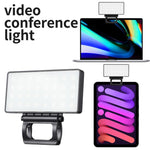 Luz de preenchimento para telemóvel para fotografia ao ar livre com ajuste de brilho multiângulo, luz branca monocromática, cor RGB