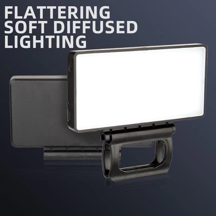 Luz de preenchimento para telemóvel para fotografia ao ar livre com ajuste de brilho multiângulo, luz branca monocromática, cor RGB