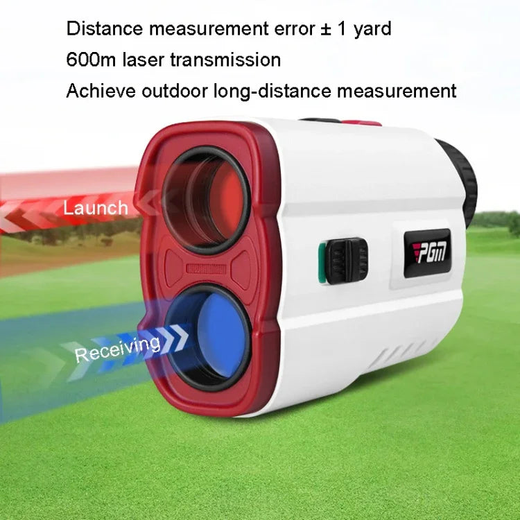PGM JQ015 Medidor de Distância a Laser para Golfe IP54 à Prova de Água, Distância de Medição: 400m, Distância de Medição: 600m (Branco)