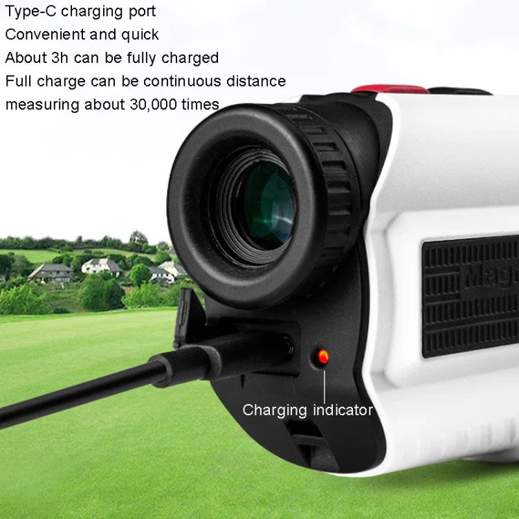 PGM JQ015 Medidor de Distância a Laser para Golfe IP54 à Prova de Água, Distância de Medição: 400m, Distância de Medição: 600m (Branco)