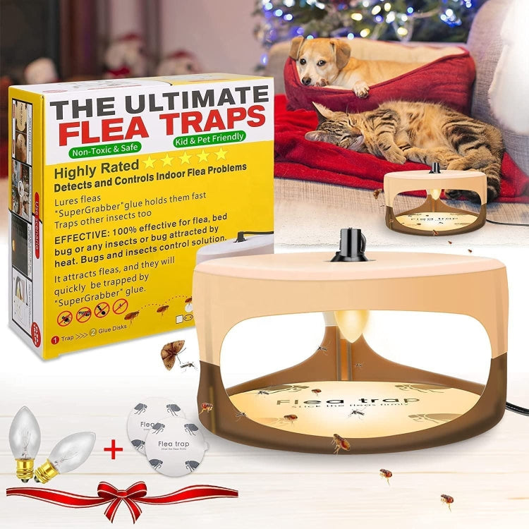 SK111 Pet Household Flea Lamp Flea Sticky Trapper Flea Capture Device, 2pcs US Plug, 2pcs EU Plug, 2pcs UK Plug, 2pcs AU Plug