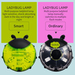 Luz de roda joaninha para bicicleta de equilíbrio infantil, manual e automática, vermelho inteligente, verde inteligente, azul inteligente, vermelho manual, verde manual, azul manual, transparente manual