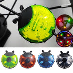 Luz de roda joaninha para bicicleta de equilíbrio infantil, manual e automática, vermelho inteligente, verde inteligente, azul inteligente, vermelho manual, verde manual, azul manual, transparente manual