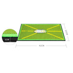 Almofada de treino para prática de swing de golfe PGM DJD038 com contas para deteção de traço, estilo:, com 5 bolas de esponja, sem bolas