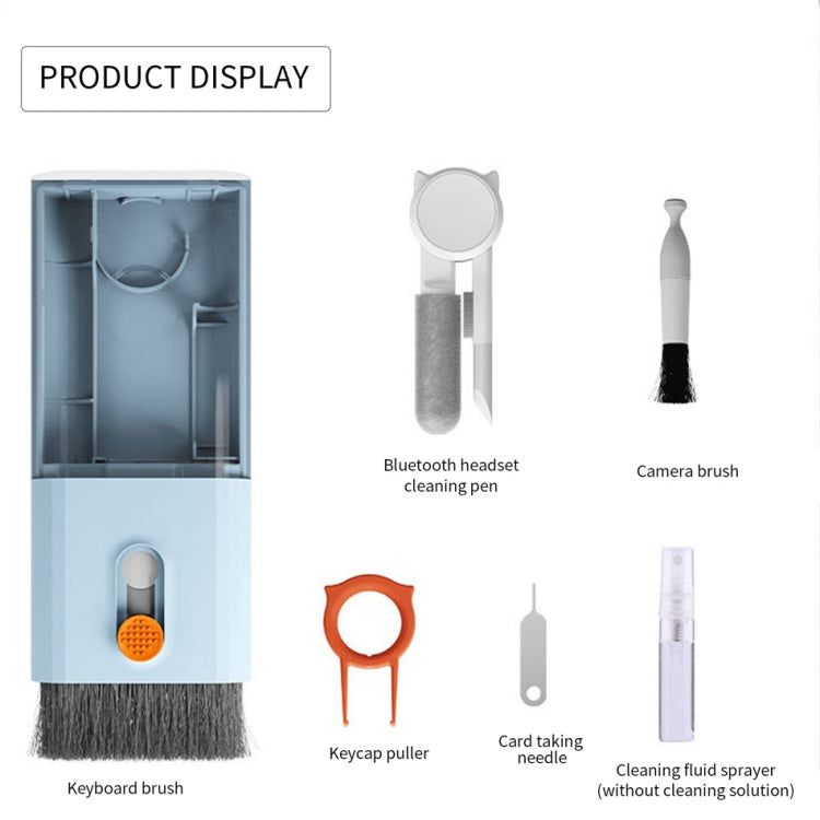 Q6S Caneta de Limpeza 10 em 1 para Auscultadores Bluetooth Kit de Limpeza para Teclado de Computador Móvel, Ecrã e Câmara Digital, Q6S (Azul), Q6S (Rosa), Q6S (Branco), Q6S (Preto)