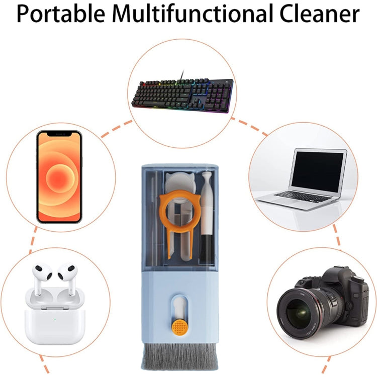 Q6S Caneta de Limpeza 10 em 1 para Auscultadores Bluetooth Kit de Limpeza para Teclado de Computador Móvel, Ecrã e Câmara Digital, Q6S (Azul), Q6S (Rosa), Q6S (Branco), Q6S (Preto)