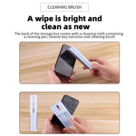 Q6S Caneta de Limpeza 10 em 1 para Auscultadores Bluetooth Kit de Limpeza para Teclado de Computador Móvel, Ecrã e Câmara Digital, Q6S (Azul), Q6S (Rosa), Q6S (Branco), Q6S (Preto)