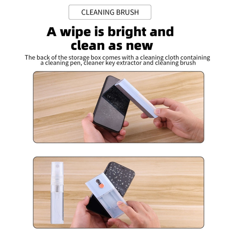 Q6S Caneta de Limpeza 10 em 1 para Auscultadores Bluetooth Kit de Limpeza para Teclado de Computador Móvel, Ecrã e Câmara Digital, Q6S (Azul), Q6S (Rosa), Q6S (Branco), Q6S (Preto)
