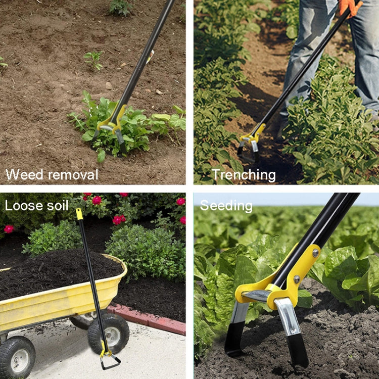 Anel de Estribo MYL-10 Enxadas para Capinar Ferramentas de Jardim, 3 Secções 1,2m, 4 Secções 1,6m, 5 Secções 2,0m, 6 Secções 2,4m