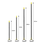Anel de Estribo MYL-10 Enxadas para Capinar Ferramentas de Jardim, 3 Secções 1,2m, 4 Secções 1,6m, 5 Secções 2,0m, 6 Secções 2,4m