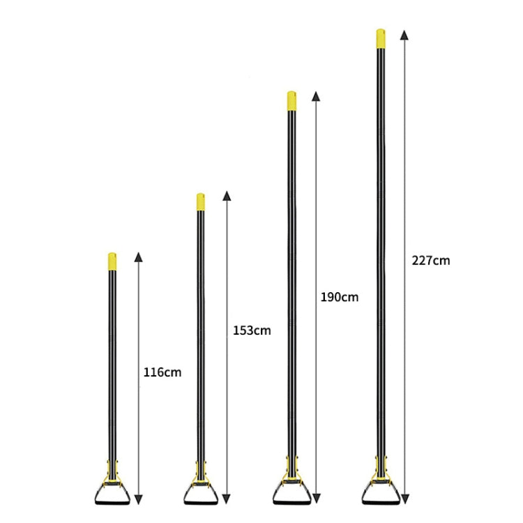 Anel de Estribo MYL-10 Enxadas para Capinar Ferramentas de Jardim, 3 Secções 1,2m, 4 Secções 1,6m, 5 Secções 2,0m, 6 Secções 2,4m