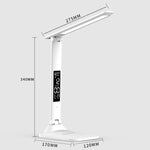 Lâmpada de Secretária Dobrável com Ecrã Digital Inteligente LED, Estilo:, Plugue USB Reto, Carregamento 2000mAh, Carregamento 3200mAh, Plugue USB Reto de Dupla Cabeça, Carregamento de Dupla Cabeça 2000mAh, Carregamento de Dupla Cabeça 3200mAh