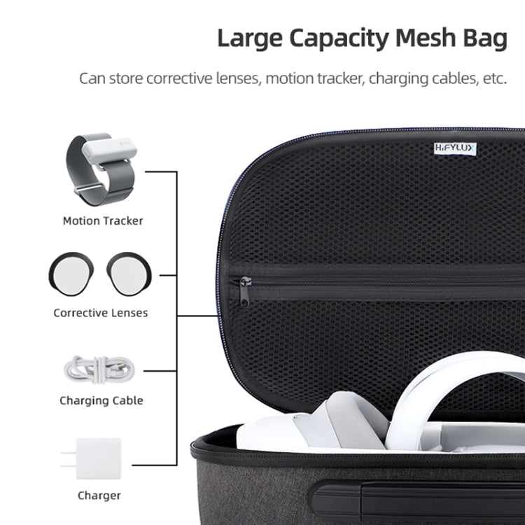 Para PICO 4 Hifylux PC-BF16 Óculos VR PC-BF16 Bolsa Protetora de Armazenamento Tudo-em-um