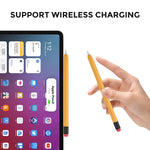 Capa Protetora de Silicone AhaStyle PT180-2 Antiderrapante e Anti-Queda para Caneta Capacitiva, Para Apple Pencil 1, Para Apple Pencil 2