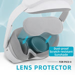 Para PICO 4 Hifylux PC-ZF17 Protetor de Lente Almofada de Esponja à Prova de Pó para Óculos VR, PC-ZF17 Cinza Claro