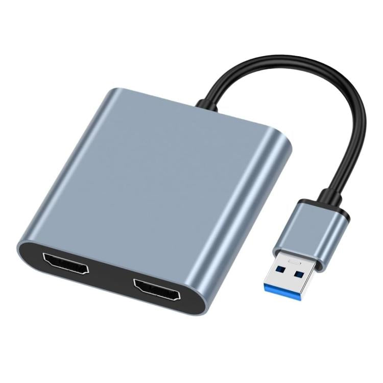 Conversor de Alta Definição USB 3.0 para Duplo HDMI, USB, USB-C / Tipo-C Extensor de Ecrã 4K USB, USB 3.0 para Duplo HDMI