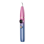 Escalador Ultrassónico Visual FY-B700 para Remoção de Tártaro, Cálculo, Manchas Dentárias, Instrumento de Estética Dentária, Gradiente Azul, Gradiente Vermelho e Azul