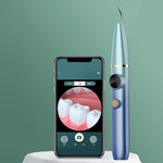 Escalador Ultrassónico Visual FY-B700 para Remoção de Tártaro, Cálculo, Manchas Dentárias, Instrumento de Estética Dentária, Gradiente Azul, Gradiente Vermelho e Azul