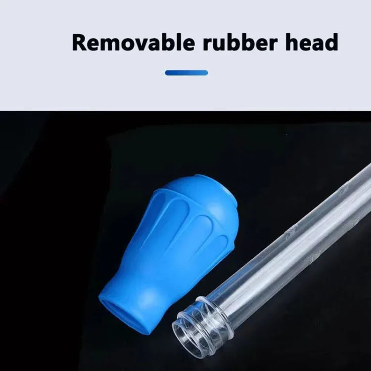 Mini Tubo de Sucção Manual para Mudança de Água em Pequenos Aquários, Azul, Verde