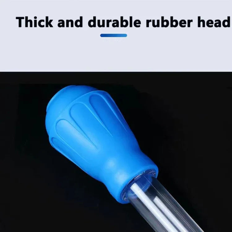 Mini Tubo de Sucção Manual para Mudança de Água em Pequenos Aquários, Azul, Verde