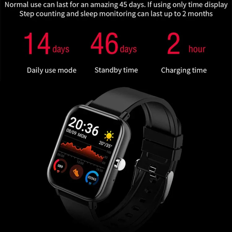 H10 1.69 inch Screen Bluetooth Call Smart Watch, Support Heart Rate/Blood Pressure/Sleep Monitoring, Black, Pink, Yellow, Grey, Blue Net+Silicone, Black Net+Silicone, Pink Net+Silicone, Gold Net+Silicone, Silver Net+Silicone