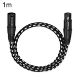 Cabo de áudio Canon macho para fêmea para microfone, amplificador de potência XLR, KN006 1m, KN006 1.5m, KN006 2m, KN006 3m, KN006 5m, KN006 10m, KN006 15m, KN006 20m