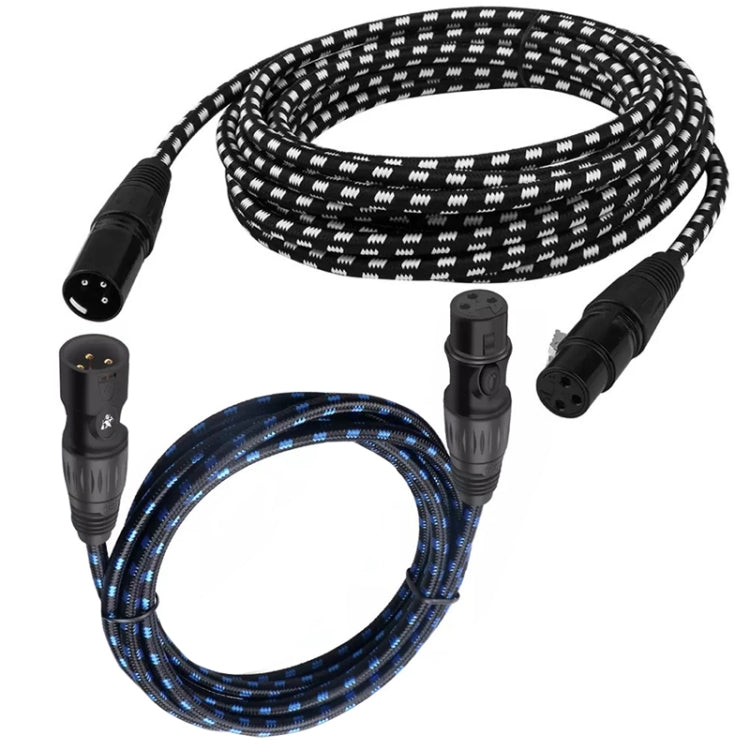 Cabo de áudio Canon macho para fêmea para microfone, amplificador de potência XLR, KN006 1m, KN006 1.5m, KN006 2m, KN006 3m, KN006 5m, KN006 10m, KN006 15m, KN006 20m