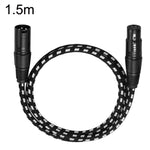 Cabo de áudio Canon macho para fêmea para microfone, amplificador de potência XLR, KN006 1m, KN006 1.5m, KN006 2m, KN006 3m, KN006 5m, KN006 10m, KN006 15m, KN006 20m