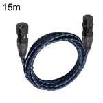 Cabo de áudio Canon macho para fêmea para microfone, amplificador de potência XLR, KN006 1m, KN006 1.5m, KN006 2m, KN006 3m, KN006 5m, KN006 10m, KN006 15m, KN006 20m
