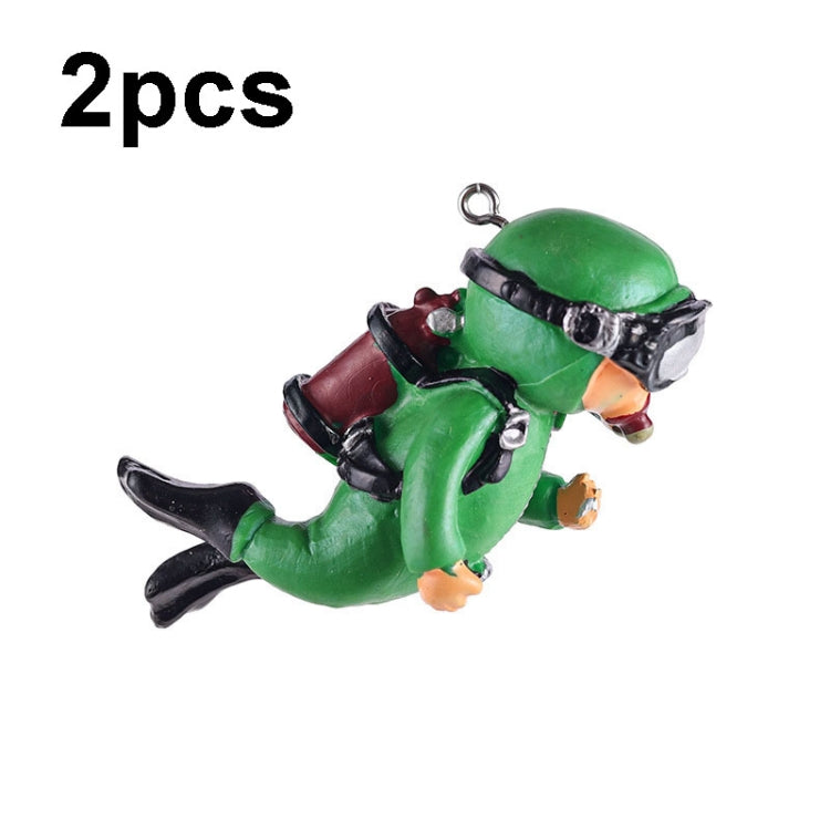 2pcs Decorações para Aquário Mergulhador Ornamentos Aquascape, Preto Regular, Rosa Regular, Verde Regular, Azul com Câmara, Preto com Câmara, Rosa com Câmara, Verde com Câmara, Laranja com Câmara, Azul Regular, Laranja Regular