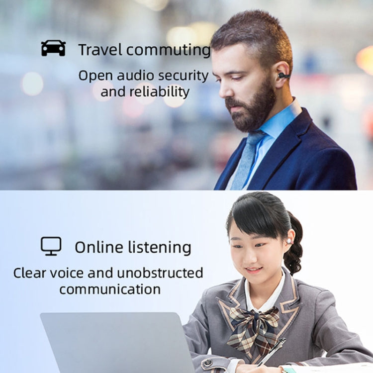 Auricular Bluetooth Estéreo Sem Fios com Clipe para uma orelha M-S8, M-S8 Único Preto, M-S8 Único Cinzento, M-S8 Único Rosa, M-S8 Único Azul