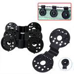 50pcs /Pacote Clipe para Rede de Sombreado Jardim Estufa Rede de Sombreado Fixador, Tipo Redondo