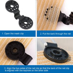 50pcs /Pacote Clipe para Rede de Sombreado Jardim Estufa Rede de Sombreado Fixador, Tipo Redondo