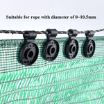 50pcs /Pacote Clipe para Rede de Sombreado Jardim Estufa Rede de Sombreado Fixador, Tipo Redondo