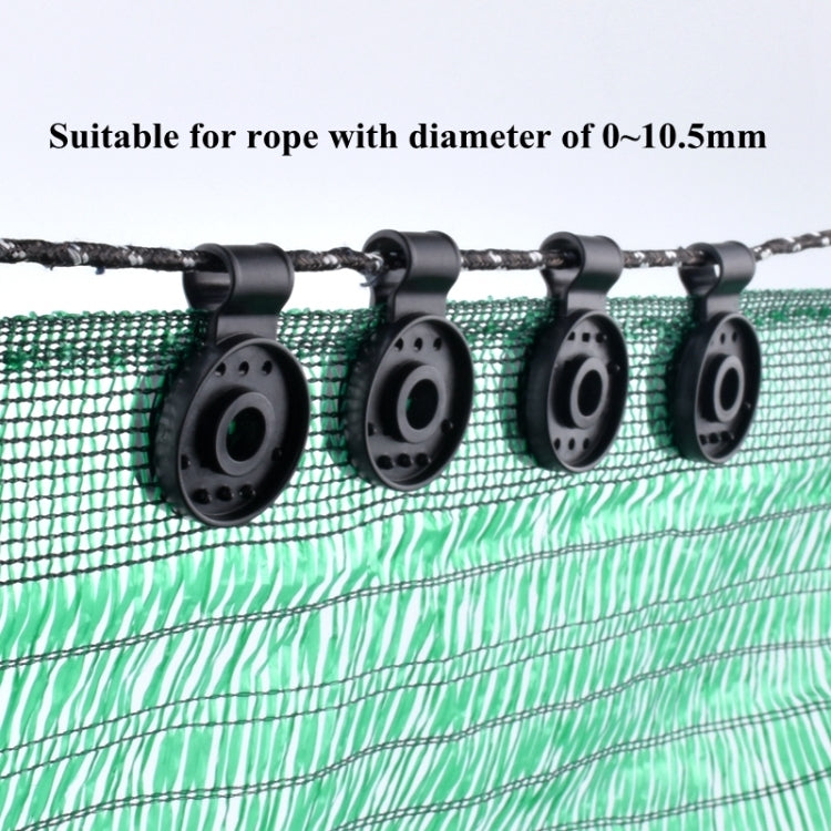 50pcs /Pacote Clipe para Rede de Sombreado Jardim Estufa Rede de Sombreado Fixador, Tipo Redondo