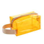 Bolsa de Cosmética Impermeável em PVC para Mala de Mão, Brilhante