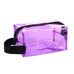 Bolsa de Cosmética Impermeável em PVC para Mala de Mão, Brilhante