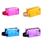 Bolsa de Cosmética Impermeável em PVC para Mala de Mão, Brilhante