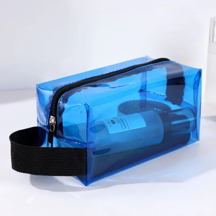 Bolsa de Cosmética Impermeável em PVC para Mala de Mão, Brilhante