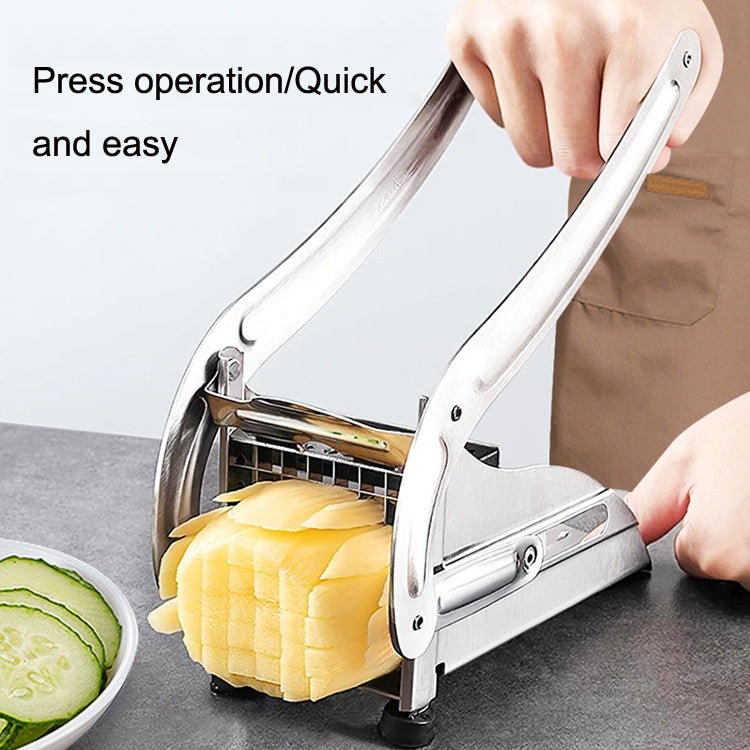 JD-052 Cortador Manual Multifuncional de Batatas Fritas em Aço Inoxidável para Casa, Cortador de Batatas 4, Cortador de Batatas 5