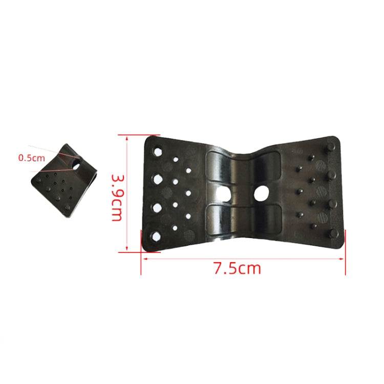 50pcs /Pacote Clipe de Rede de Sombreado Jardim Estufa Rede de Sombreado Fixador, Tipo Borboleta