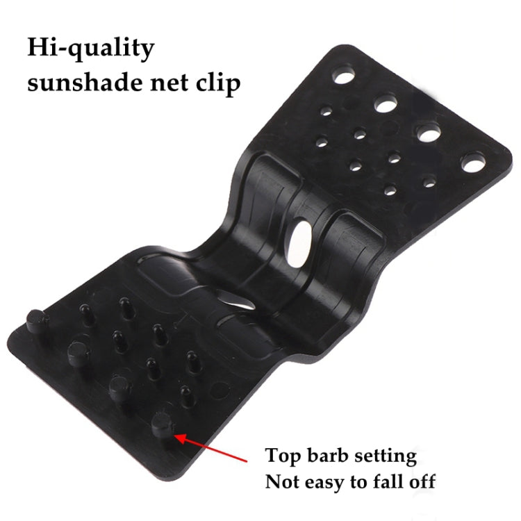 50pcs /Pacote Clipe de Rede de Sombreado Jardim Estufa Rede de Sombreado Fixador, Tipo Borboleta