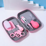 Conjunto de Limpeza Diário para Bebé JR-6006 8 em 1 em EVA, Azul, Rosa, Amarelo